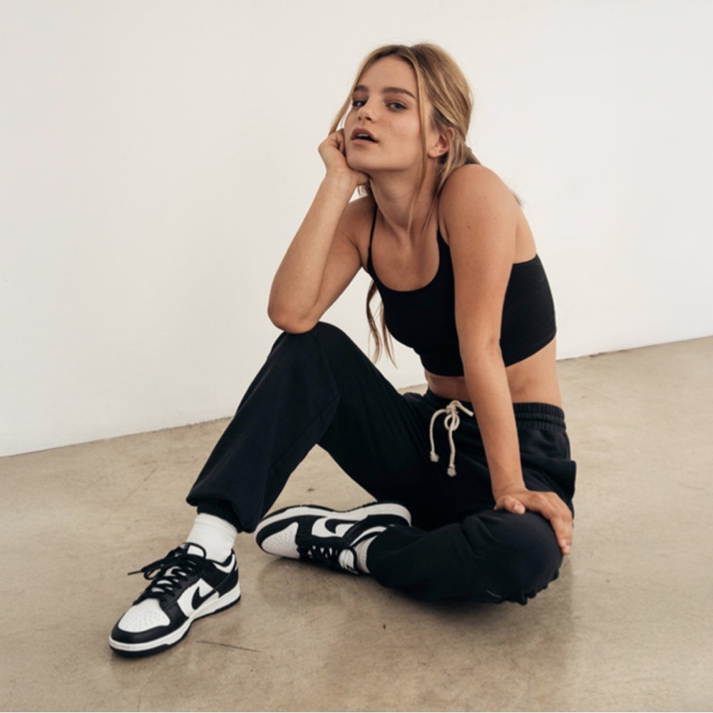 Angels Welcome Market Recycled Cotton Jogger Pant - Black